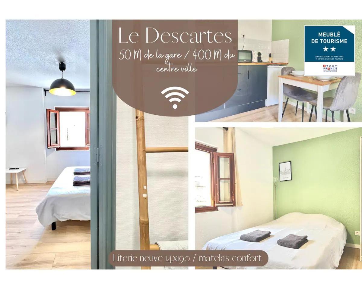 Apartmán Le Descartes, A 50M De La Gare Fibre/Tv Connecte Poitiers Exteriér fotografie